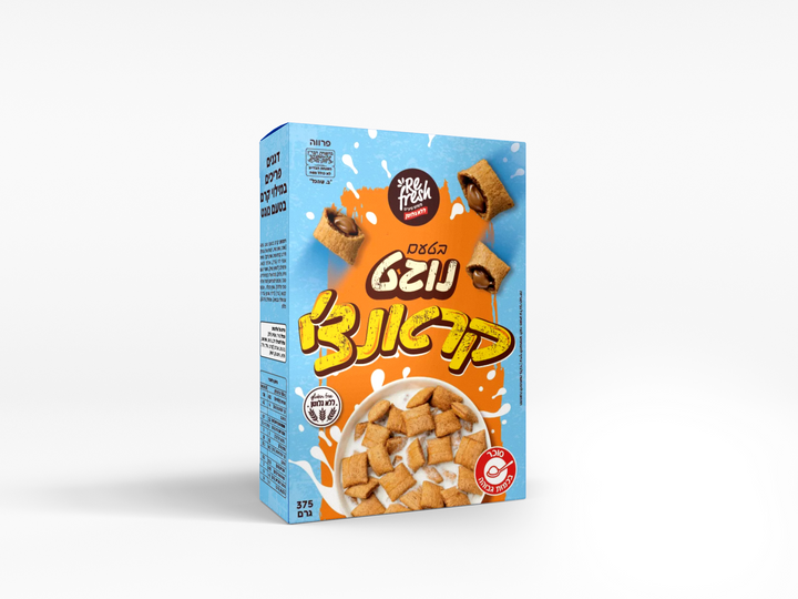 דגני בוקר ללא גלוטן במילוי נוגט - קראנצ'י